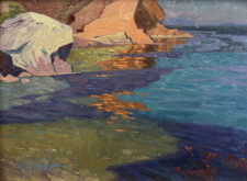American Legacy Fine Arts presents "Emerald Bay; Doctor's Cove, Catalina Island" a painting by Alexey Steele.