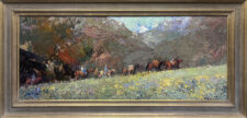 Jove Wang Artist Cowboys on the Way Painting