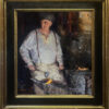 Jove Wang Artist The Blacksmith Oil Painting