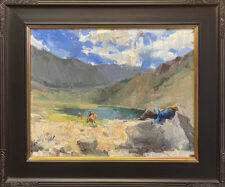 Jove Wang Artist Valley Tranquility, Sierra Nevada Oil Painting