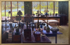 Jim McVicker artist Morris Graves Interior Oil painting