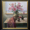 Jim McVicker Artist Still Life with Lilies Oil panting