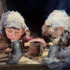 Jove Wang Artist The Craft Sisters Oil Painting