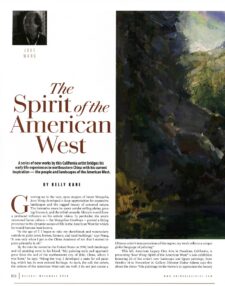 Jove Wang Featured in Plein Air Magazine, Fall 2024